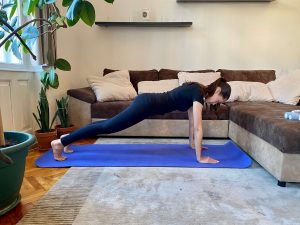 otthoni edzés; plank gyakorlat